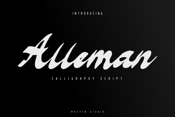 Alleman: The Premium Script Font for Scroll-Stopping Campaigns