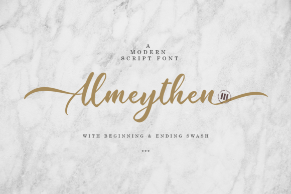 Almeythen: The Elegant Script Typeface for Modern Web Design