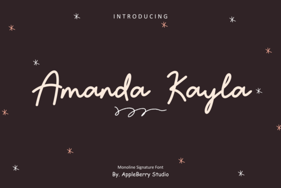 Amanda Kayla: The Delicate Script Font That Elevates Handmade Brands