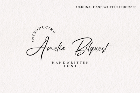Amelia Bilquest: The Script Typeface for Scroll-Stopping Campaigns