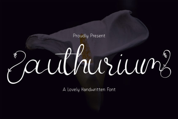 Authurium: A Delicate Script Typeface for Modern Web Design