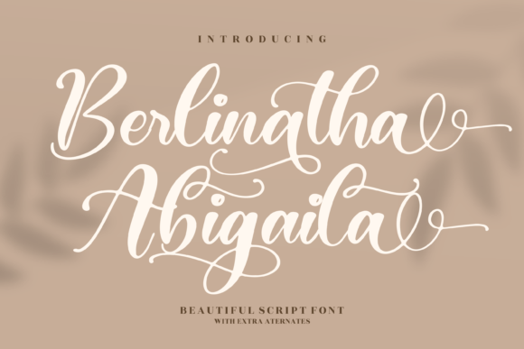 Berlinatha Abigaila: The Script Typeface for Modern Web Design