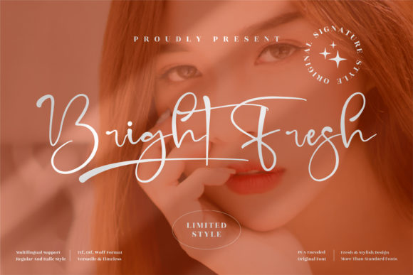 Bright Fresh: The Script Font That Elevates Campaign Visuals
