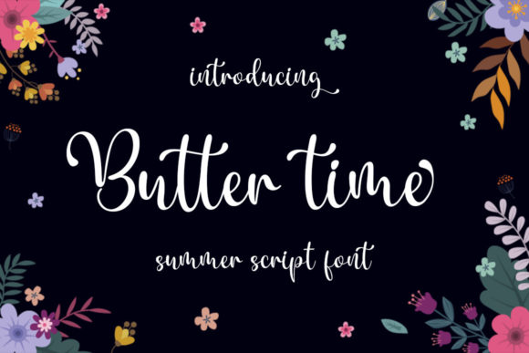 Butter Time: The Perfect Handwritten Typeface for Your Shop