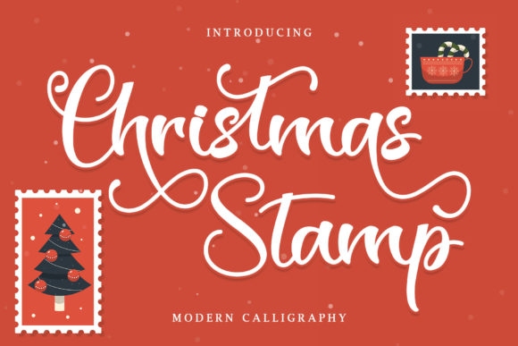 Christmas Stamp: The Playful Typeface That Brings Holiday Magic to Your Shop