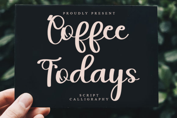 Coffee Todays: The Script Typeface That Elevates Your Campaign Design