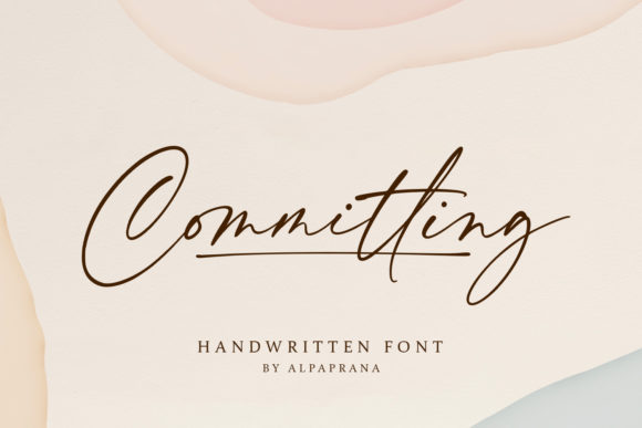 Committing: The Elegant Script Font for Scroll-Stopping Campaigns