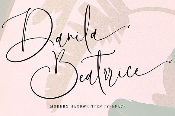 Danila Beatrrice: The Premium Script Font for High-Impact Campaigns