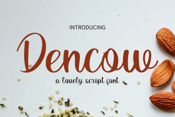 Dencow: The Playful Script Font That Transforms Small Business Branding