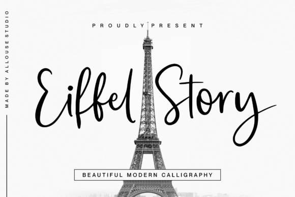 Eiffel Story: The Playful Script Font for Scroll-Stopping Campaigns