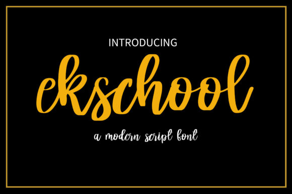 Ekschool Script Font Review: Elevating Social Campaigns With Chic Typography