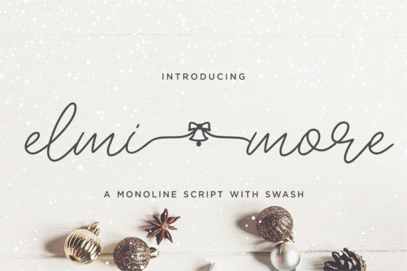 Elmimore: A Magical Script Typeface for Modern Editorial Design