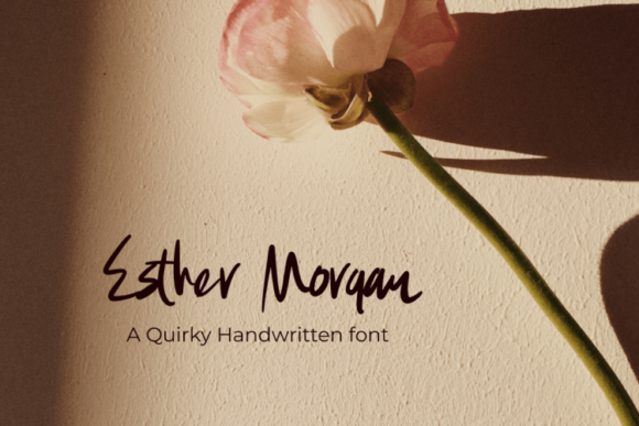 Esther Morgan: The Elegant Script Typeface for Handmade Brands