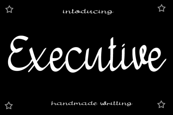 Executive Typeface: Elevating Handmade Brand Identity