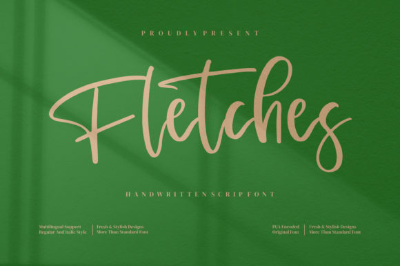 Fletches: The Elegant Script Font for Boutique Branding