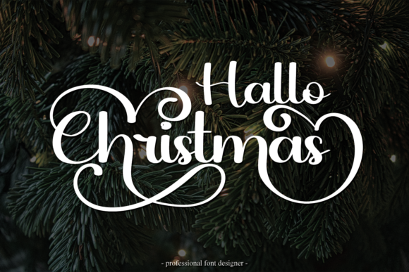 Hallo Christmas: The Elegant Script Font for Handmade Holiday Products