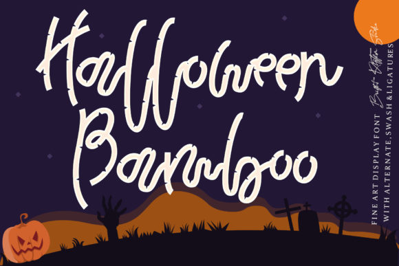 Halloween Bamboo: A Playful Script Font for Seasonal Campaigns