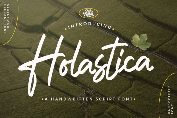 Holastica: A Script Font for Polished Digital Branding