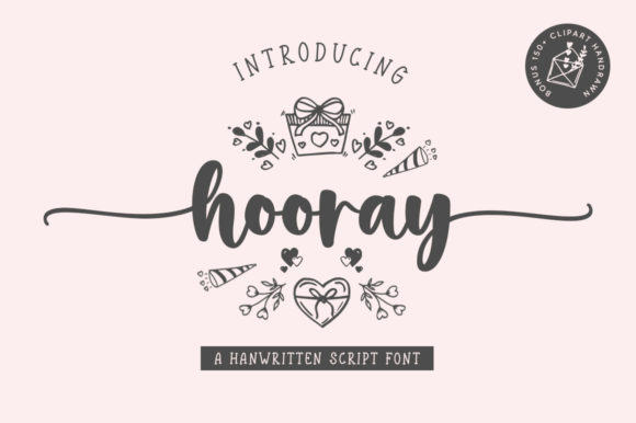 Hooray Script Font: The Perfect Typeface for Handmade Crafts