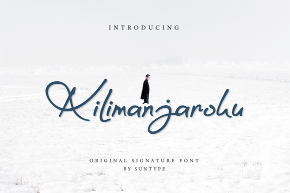 Kilimanjaroku: The Elegant Script Typeface for Editorial Design