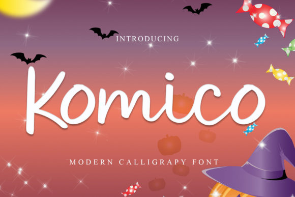 Komico: A Playful Script Font for Modern Editorial Design
