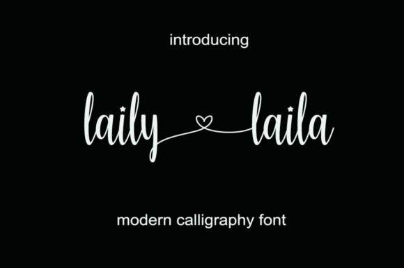 Laily Laila: A Delicate Script Font for Elegant Branding