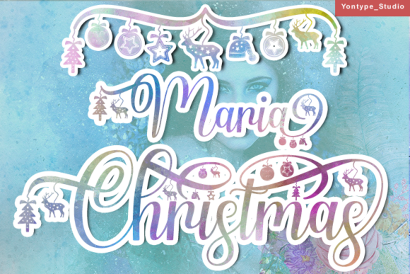Maria Christmas: The Perfect Script Font for Seasonal Campaigns