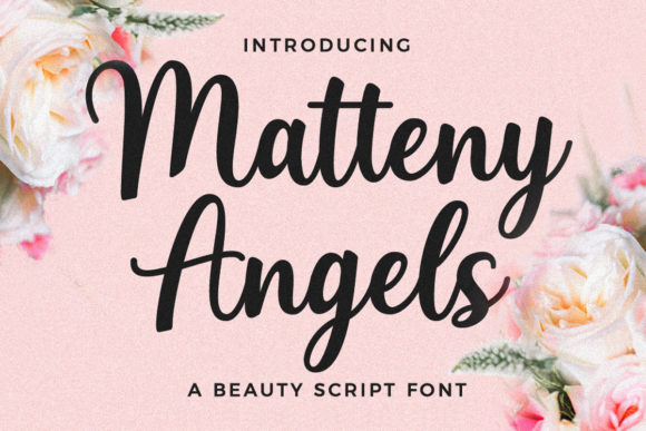 Matteny Angels: A Luxurious Script Font for Web Design
