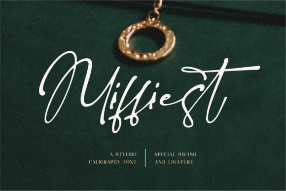 Miffiest: A Playful Script Font for Editorial Design