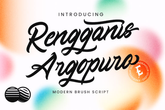 Rengganis Argopuro: A Playful Script Font for Handmade Branding