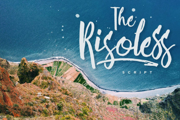 Risoless: A Playful Script Font for Handmade Crafts and Labels