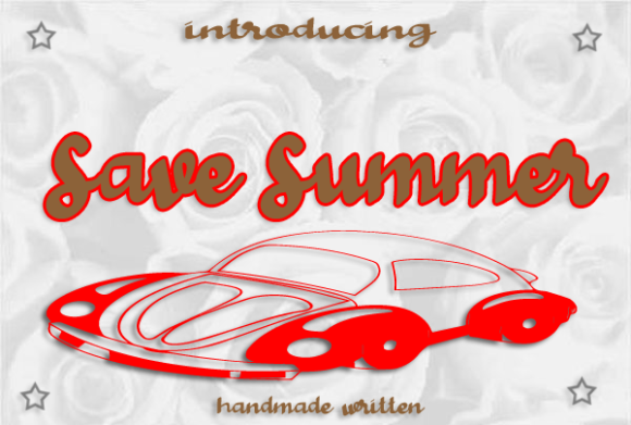 Save Summer: A Chic Script Font for Handmade Labels and Shop Branding