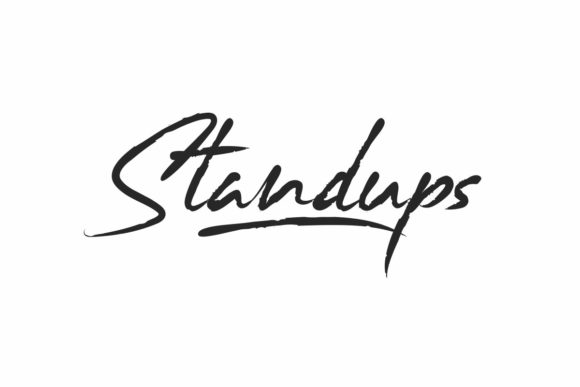 Standups Typeface Review: Elegant Script for Modern Branding