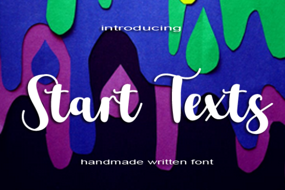 Start Texts: The Whimsical Script Font for Scroll-Stopping Campaigns