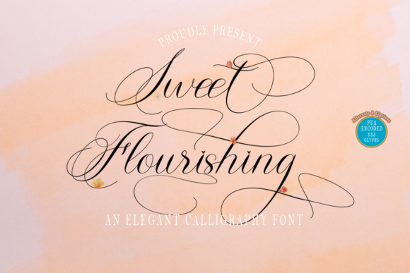 Sweet Flourishing: The Script Font That Elevates Your Brand Identity