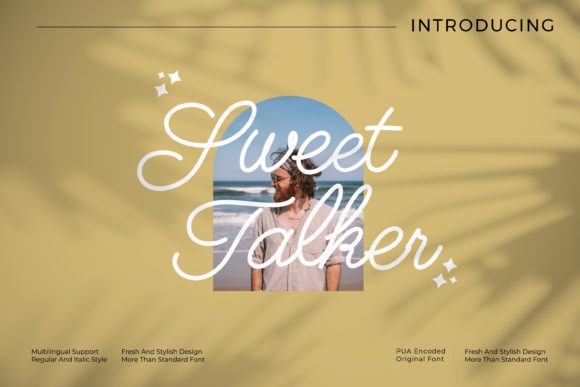 Sweet Talker: A Playful Script Font for Modern Web Design