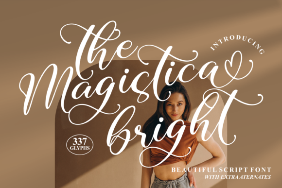 The Magistica Bright: A Magical Script Typeface for Modern Web Design