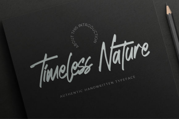Timeless Nature: A Script Font for Elegant Editorial Design