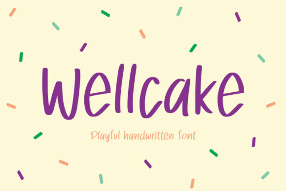 Wellcake Typeface: A Relaxed Script for Playful Brand Identity