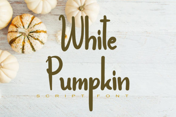 White Pumpkin: The Playful Script Font That Elevates Campaign Visuals